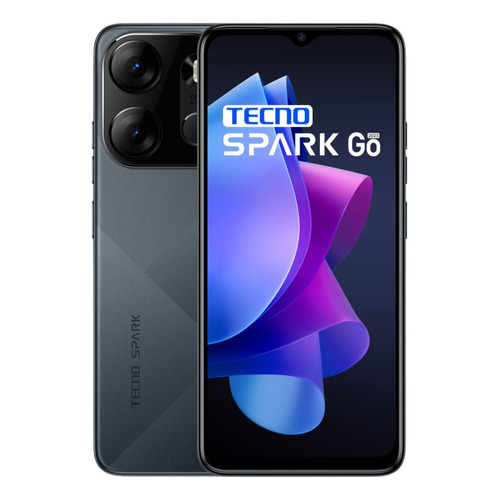 Smartphone Tecno Spark Go 2023 4gb+64gb Dual Sim Color Negro interminable