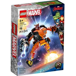 Lego Marvel - Armadura Robótica De Rocket (76243) Cantidad De Piezas 98