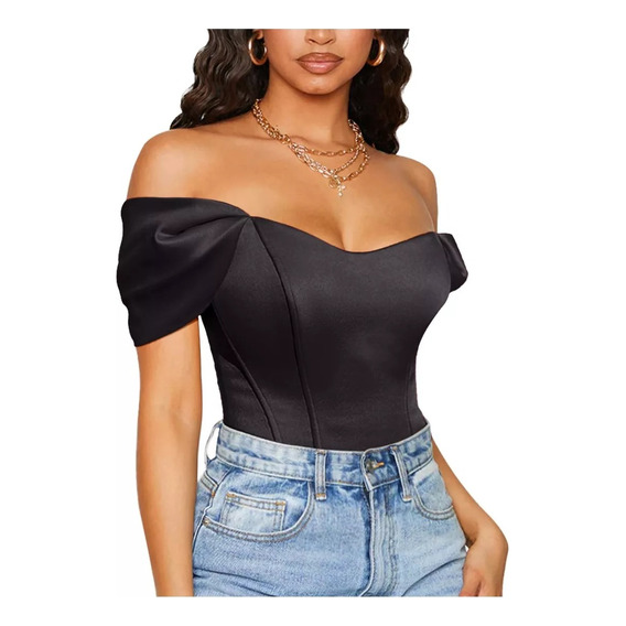 Corsé De Verano Para Mujer, Blusa Sexy Con Top De Un Hombro