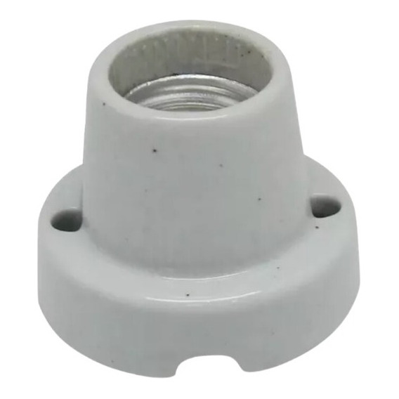 Soquete Portalampara De Loza Conector Rosca E27 250v 4a Sec