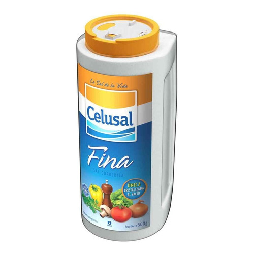 Sal Fina Celusal - Salero 500 Grs. Libre De Gluten Sin Tacc