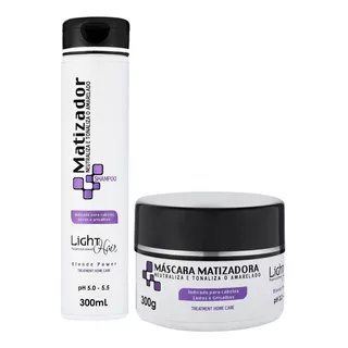 Shampoo Matizador + Mascara 300 Ml Light Hair