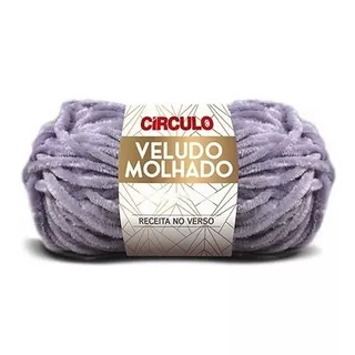 Lã Veludo Molhado 100g Kit Com 5 Novelos (círculo) Tricô Cho