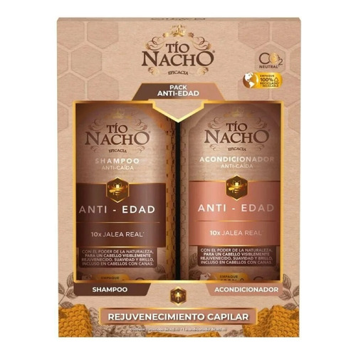  Tío Nacho Pack Anti-edad Shampoo 415 Ml + Acond. 415ml
