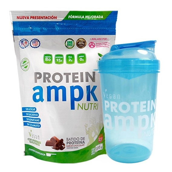 Ampk Protein - Proteína Vegana + Shaker Vaso