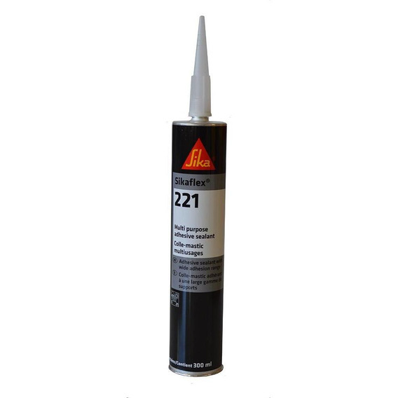 Adhesivo Sellador Sikaflex 221 *0.37 Kilos Negro
