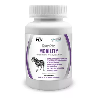 Complete Mobility  Perros C/condroitina Y Glucosamina 60 Tab