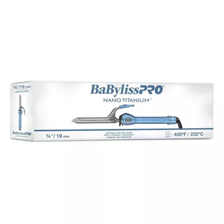 Tenaza Profesional Para Cabello Babyliss Nano Titanium 3/4