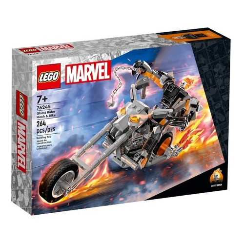 Todobloques Lego 76245 Marvel Meca Y Moto Motorista Fantasma