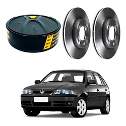 Disco Freio Dianteiro Gol G3 1.0 Turbo 2001 A 2004