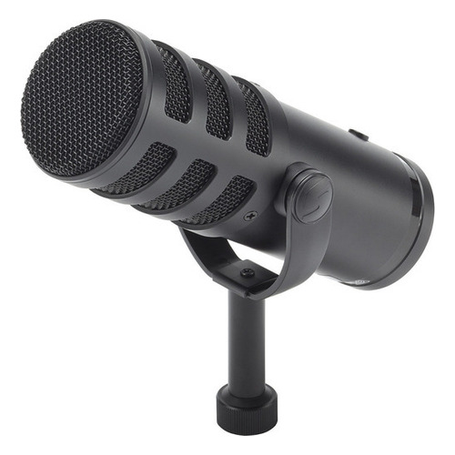 Micrófono Condensador Podcast Samson Q9u Color Negro