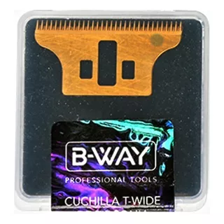 Cuchilla B-way En T Ceramica Dorada T-wide Color Dorado