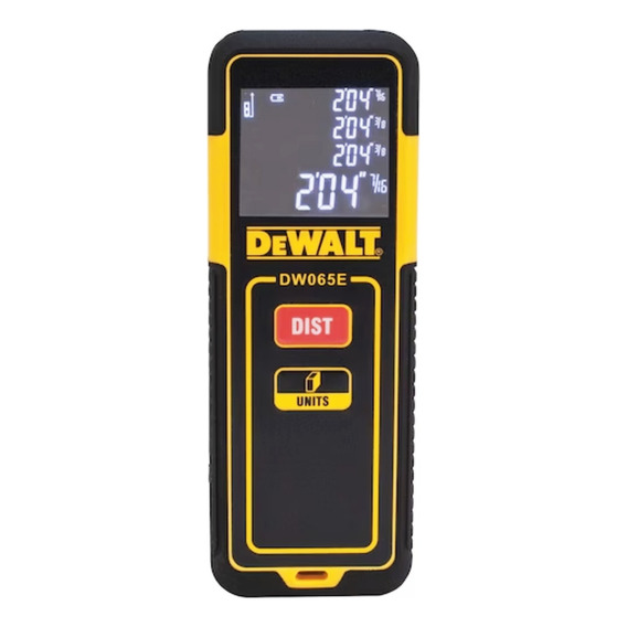 Medidor Laser Distancia Dewalt Dw065e 20mts Cinta Metrica 