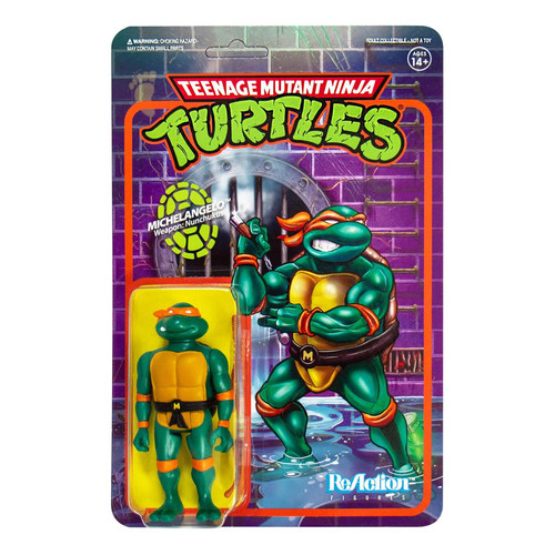 Super 7 : Michelangelo Teenage Mutant Ninja Turtles Reaction