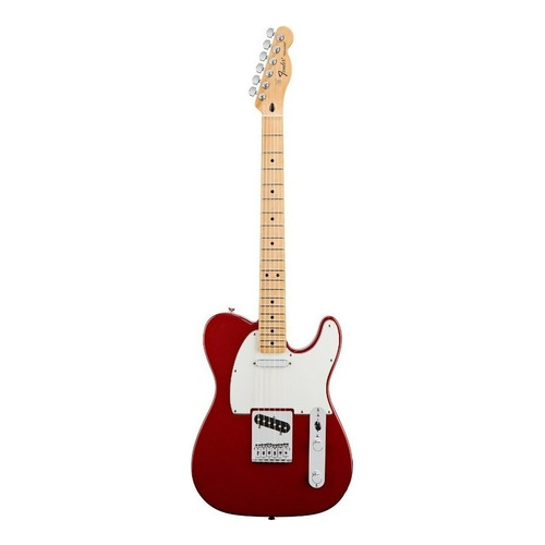 Guitarra eléctrica Fender Standard Telecaster de aliso candy apple red con diapasón de arce