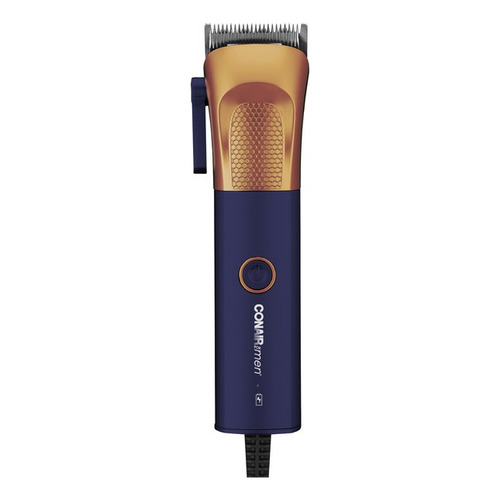 Recortadora Conair Portátil Recargable Usb 7 Peines Guía Color Azul oscuro