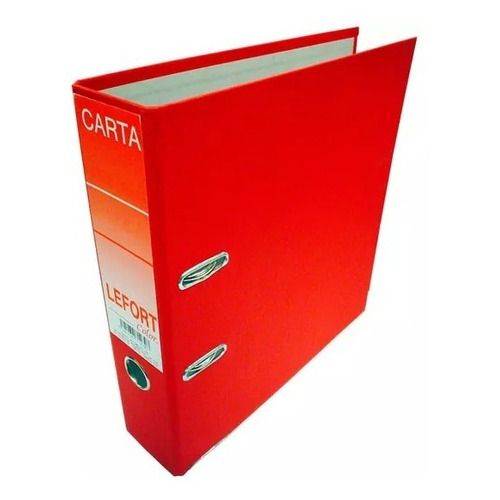 Registrador Carta Color Rojo - Lefort 1230 /v