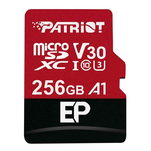 Tarjeta De Memoria Micro Sd Patriot 256gb A1 / V30 / U3 4k