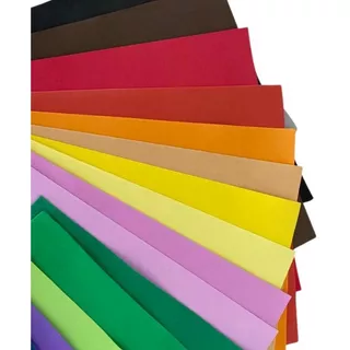 Pacote Eva Dubflex 40x60 - Mix Com 100 Folhas Coloridas