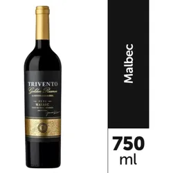 Vinho argentino tinto Golden Reserve Malbec Trivento 750ml no Mercado Livre com oferta e cupom de desconto
