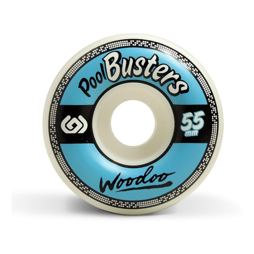 Ruedas Skate Woodoo Pool Busters 55mm 100A