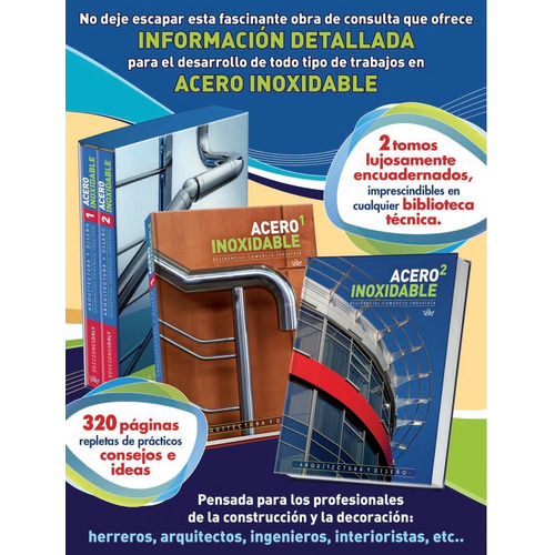 Libro Del Acero Inoxidable - 2 Tomos - Ediciones Daly España