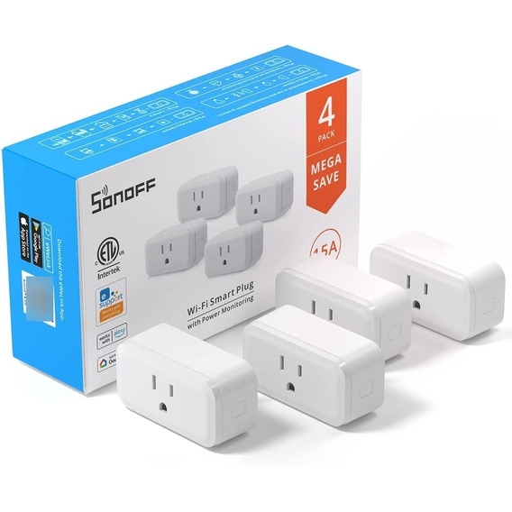 Sonoff S40 Enchufe Inteligente Wifi Monitoreo De Energía 4un