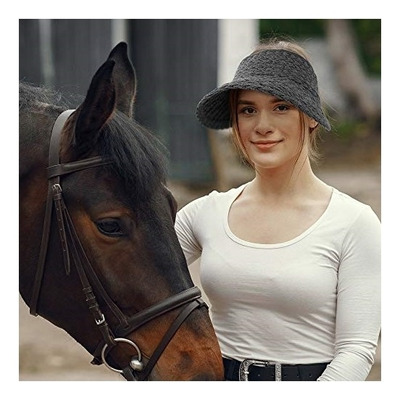 Gorros Sombreros Y Boinas De Ala Ancha Plegable Negra