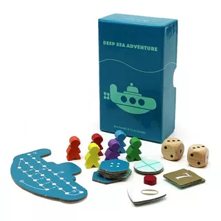 Jogo Tabuleiro Cartas Deep Sea Adventure Aventura Fundo Mar