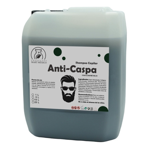  Shampoo Anti-caspa Para Hombre Limpieza Profunda (20 Litros)
