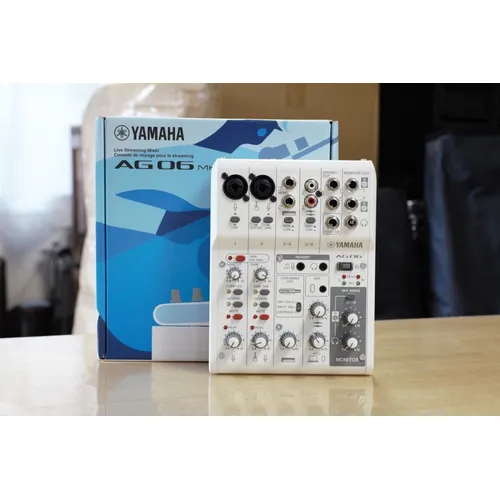 Mixer Yamaha Ag06mk2 Analogica Interface White | Frete grátis