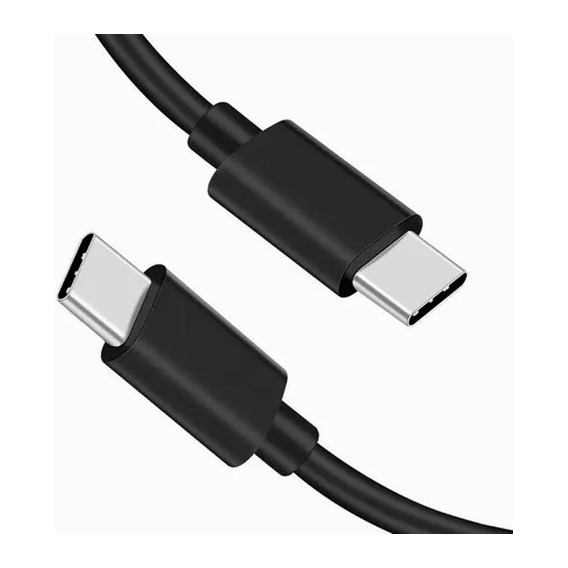 Cable C A C Carga Rápida Para Samsung S23 S22 S21 S20 Ultra Color Negro