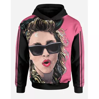 Buzo Madonna Pop Musica Manga Frente Fullprint Aesthetic