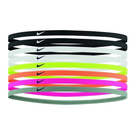 Bandas Para Cabeza Cabello Nike 2.0 8 Piezas Unisex