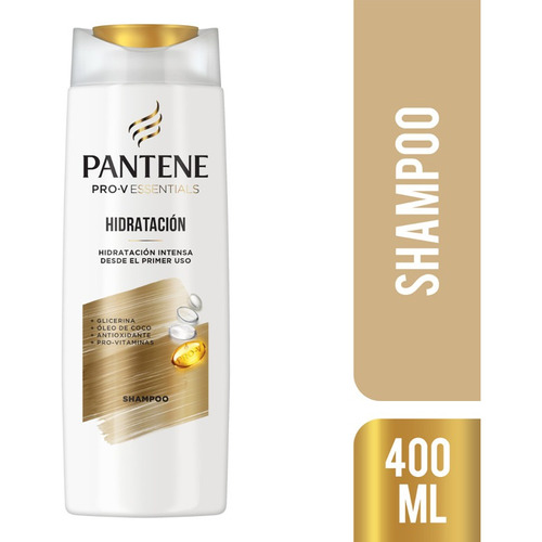 Shampoo Pro-v Essencials Variedad Fragancias Pantene 400ml Formula Hidratación