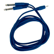 Cable Armado De Miniplug Stereo A 2 Plug Mono De 2 Metros