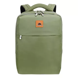 Backpack Skypeak 15.6 Pulgadas Color Verde Cta-115gr Diseño De La Tela Poliéster