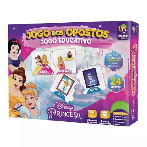 Jogos Educativos Princesas Disney Infantil Diversos - Mimo