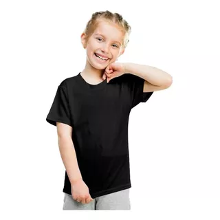 Roupa De Criança Infantil Menina Menino Básica Lisa Camiseta