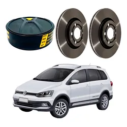  Disco Freio Dianteiro Volkswagen Spacecross 1.6 2015 A 2018