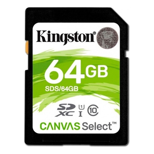 Tarjeta de memoria Kingston SDS  Canvas Select 64GB