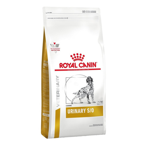 Alimento Royal Canin Veterinary Diet Canine Urinary S/O para perro adulto todos los tamaños sabor mix en bolsa de 1.5kg