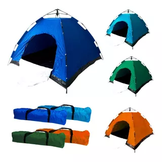 Barraca Camping 4 Pessoas Monta Sozinha Automática Dobrável