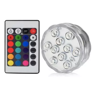 Rgb Luz Sumergible Para Piscina Acuario Fiesta Impermeable