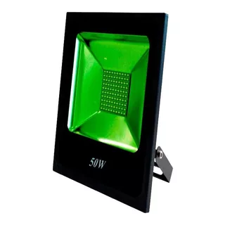 Reflector Led 50w Verde  Intemperie Exterior Super Oferta