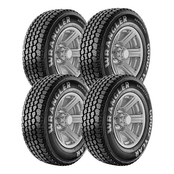 Cubierta Goodyear 235/75/15 Wrangler Armortrac  X4 Colocadas