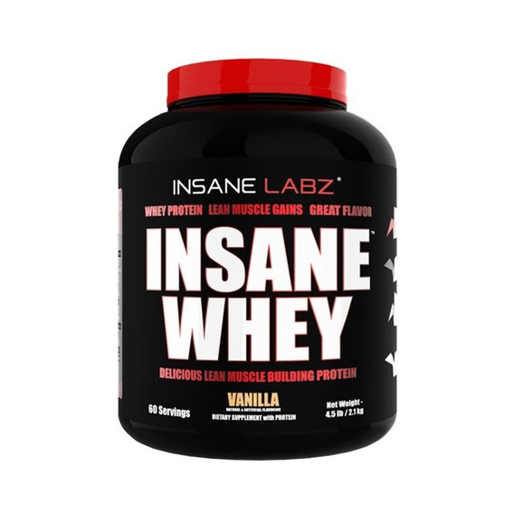 Proteina Insane Whey Inane Labz 4.6 Lb Los Sabores Sabor Vainilla