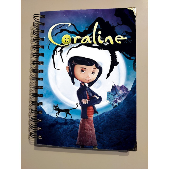 Agenda Coraline Y La Puerta Secreta + Sticker +llaveros