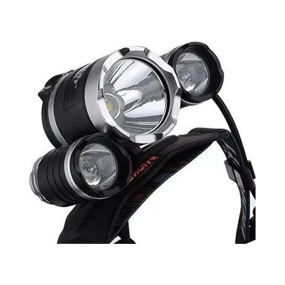 Linterna De Cabeza Recargable Ewtoo 3 Led Potente Trekking