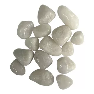 Pedra Rolada Cristal Quartzo Branco Leitoso 2 A 3 Cm 200g